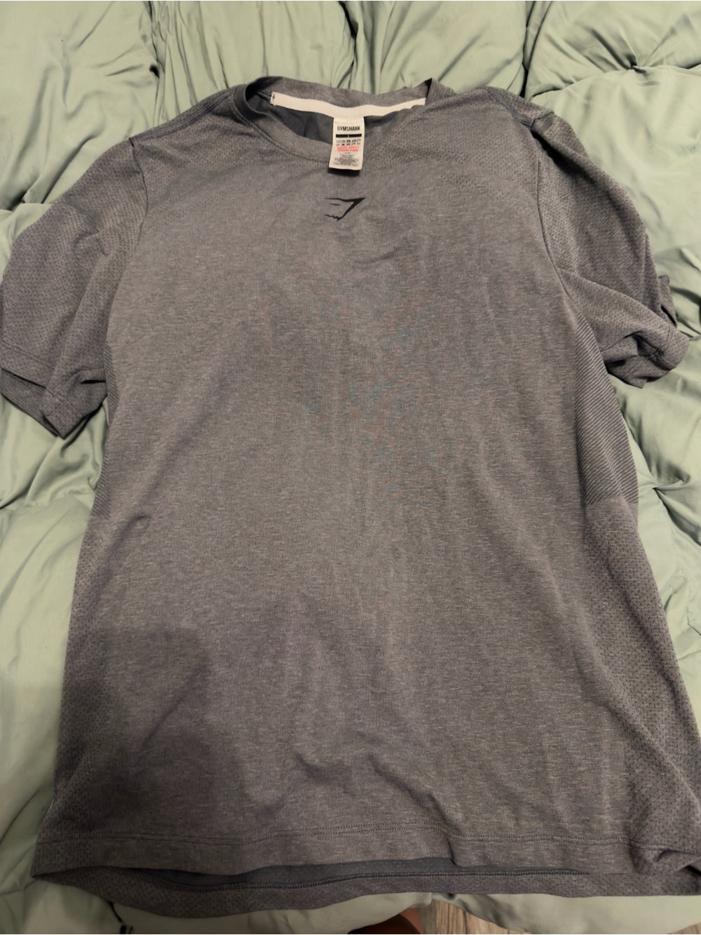 Gymshark Men’s Short-Sleeve Performance Tee in Heather Gray